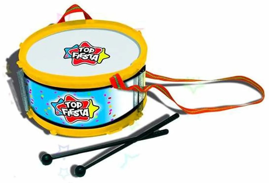 Tamburo Reig Top Fiesta Plastica 17 cm Giocattolo