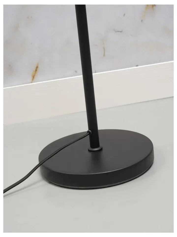 Lampada da terra nera con paralume in metallo (altezza 153 cm) Lyon - it's about RoMi