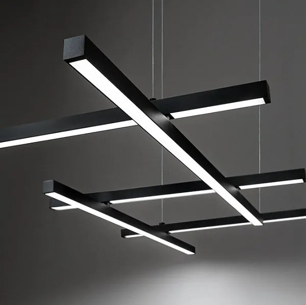 Perenz Net sospensione LED CCT 50-80 W | Luce regolabile