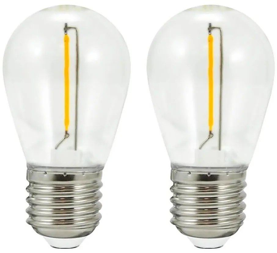 SET 2x Lampadina LED PARTY E27/0,5W/36V 2200K