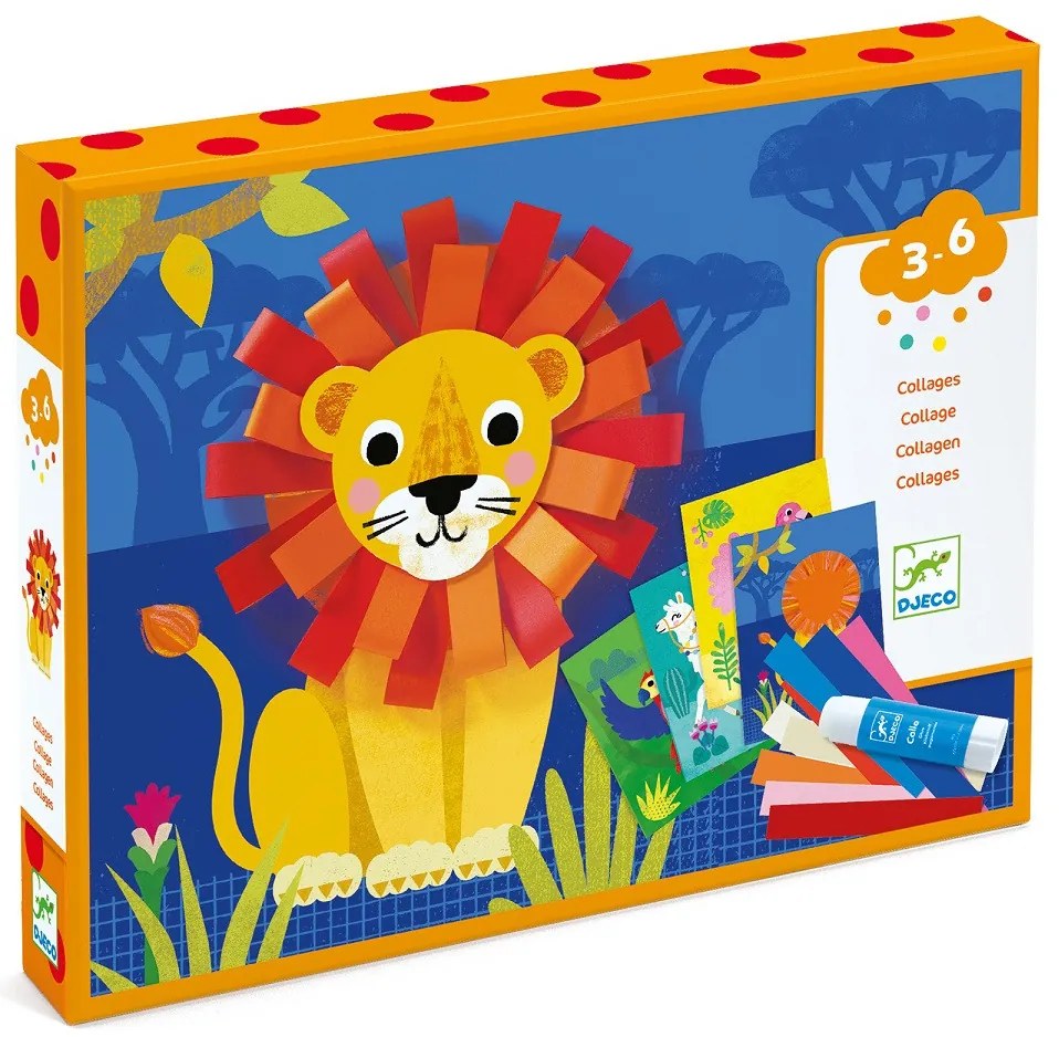 Collage per i più piccoli - animali adorabili