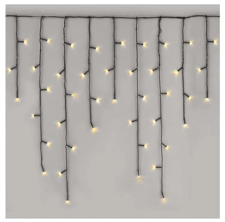 Catena LED da esterno natalizia 200xLED/8 modalità 8,6m IP44 bianco caldo