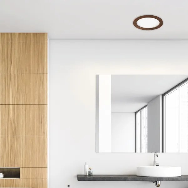 Lampada LED da incasso WOODY SPOT LED/23,5W/230V 4000K ciliegio ø 23,5 cm