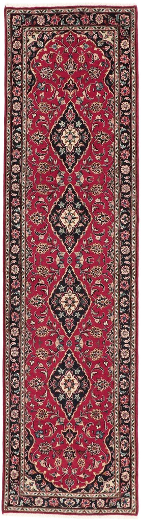 Kashan Tappeto 80 x 310 (Iran) Annodato A Mano