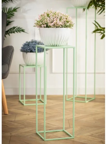 Portafiori 70x24 cm luce verde