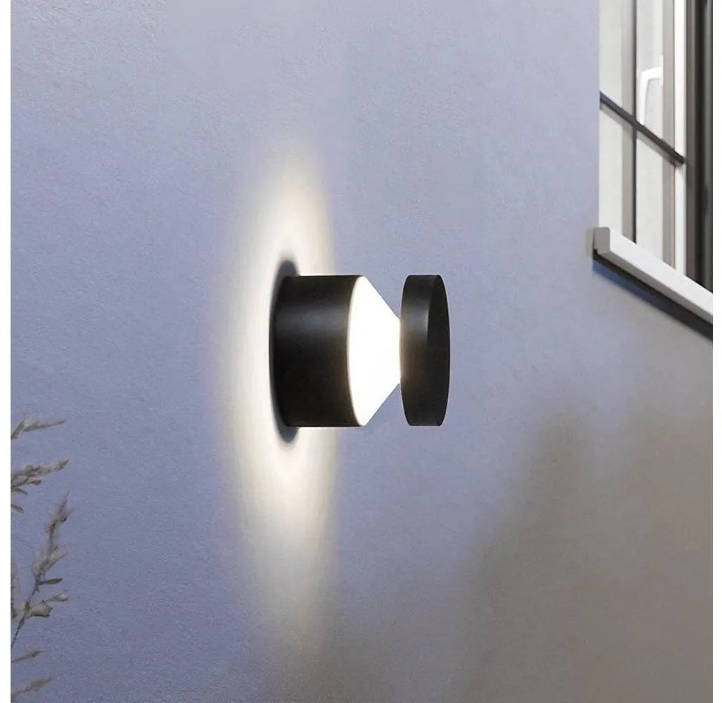 Eglo 97303 - Applique a LED da esterno MELZO LED/11W/230V nero