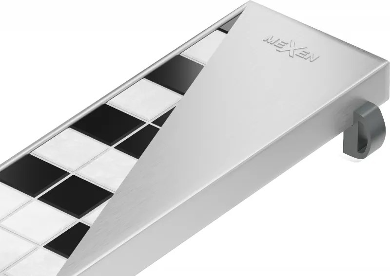 Mexen Flat M13 copertura 2 in 1 per scarico lineare 60 cm, inox - 1019060