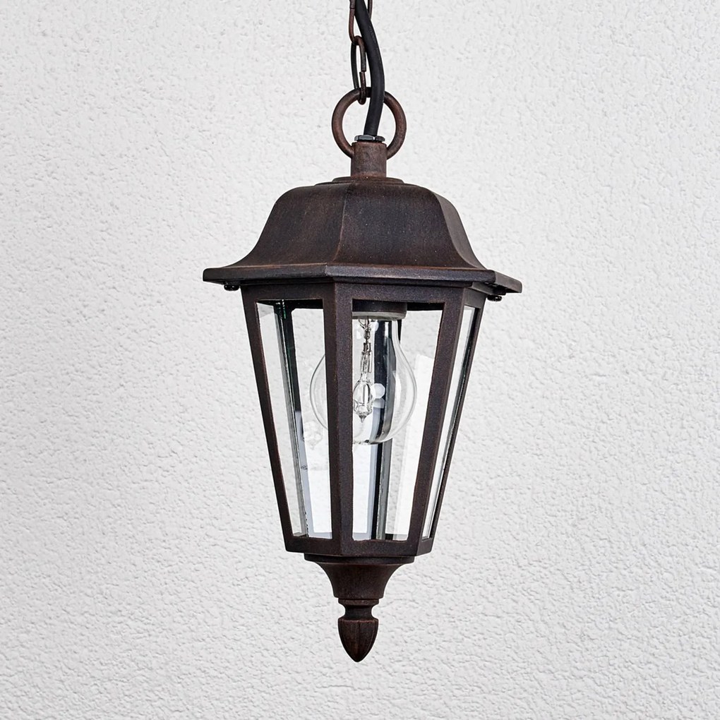 Lindby lampada a sospensione da esterno Lamina, Ø 18 cm, lanterna, E27