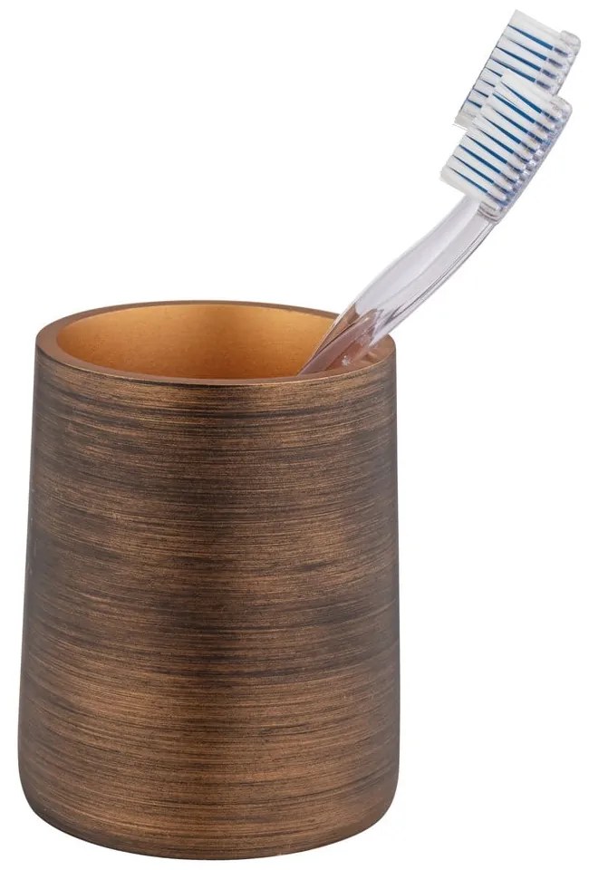 Tazza marrone per spazzolini da denti Palena - Wenko