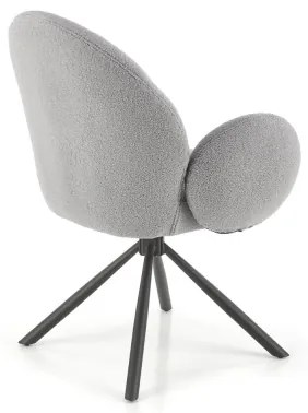 Sedia da pranzo KIVA 1 pz grigia