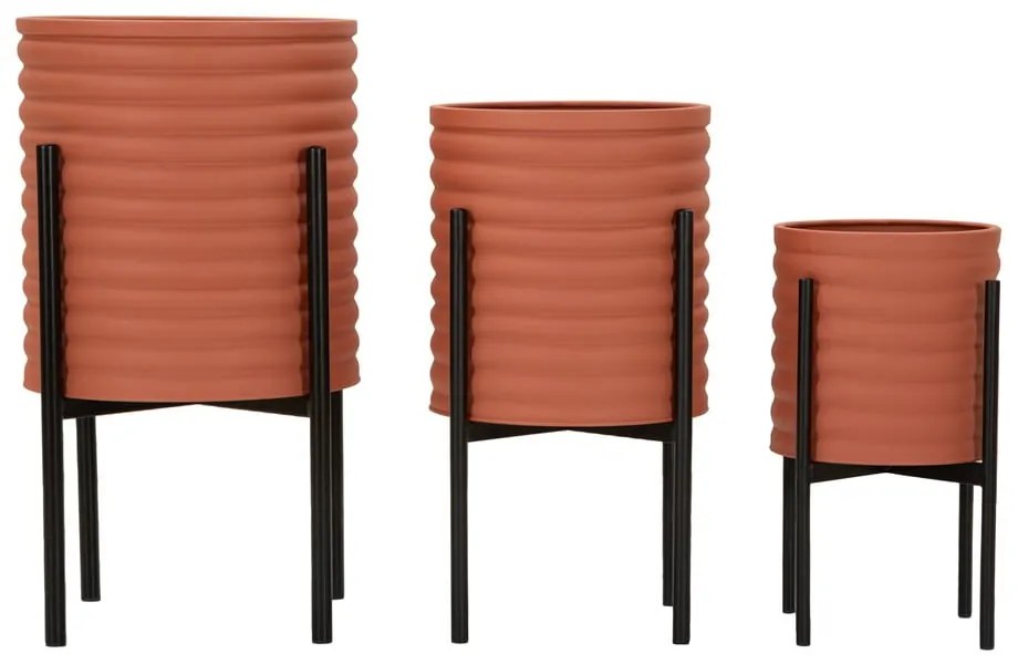 Set di coprivaso in metallo 3 pzø 36 cm Milly - Mauro Ferretti