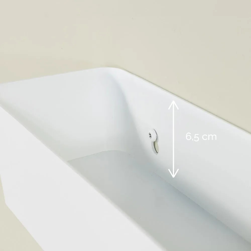 Mensola da bagno da parete nera in acciaio Multi – Spinder Design