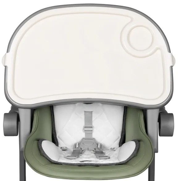 Lionelo - Seggiolone da pranzo per bambini CORA PLUS Verde oliva