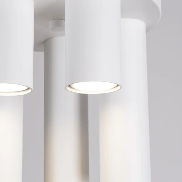 Sollux SL.1465 - Faretto LAGOS 5xGU10/10W/230V bianco