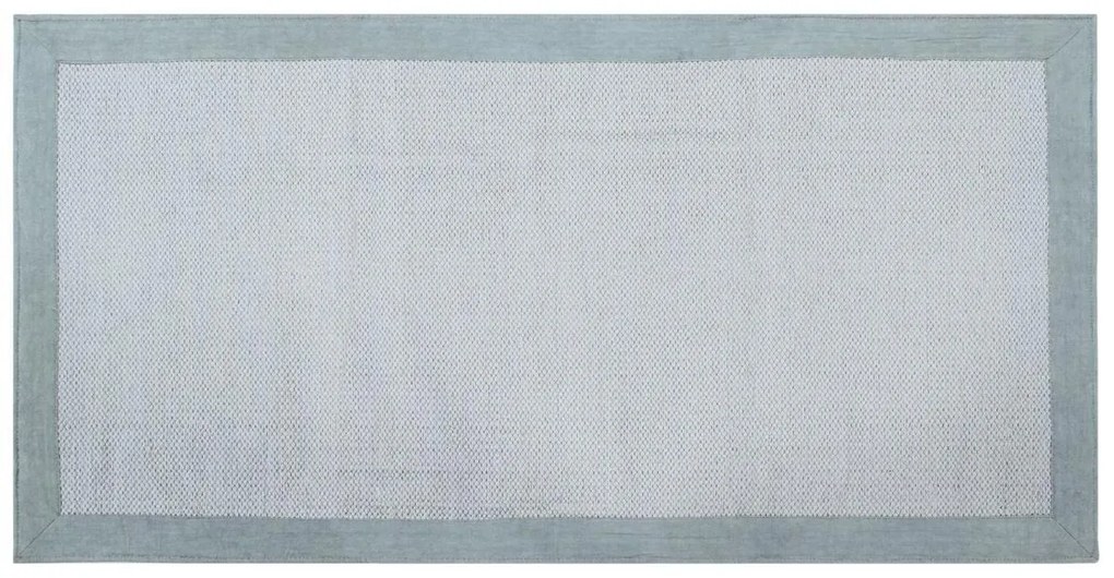 Passatoia da corridoio in cotone azzurro perla 60 x 200 cm ASTER