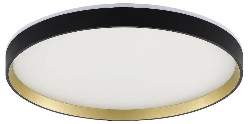 Zuma Line MS750400R-BK&GD-LED RGBW ORBITRAL 32W/230V+8W nero/oro+DO