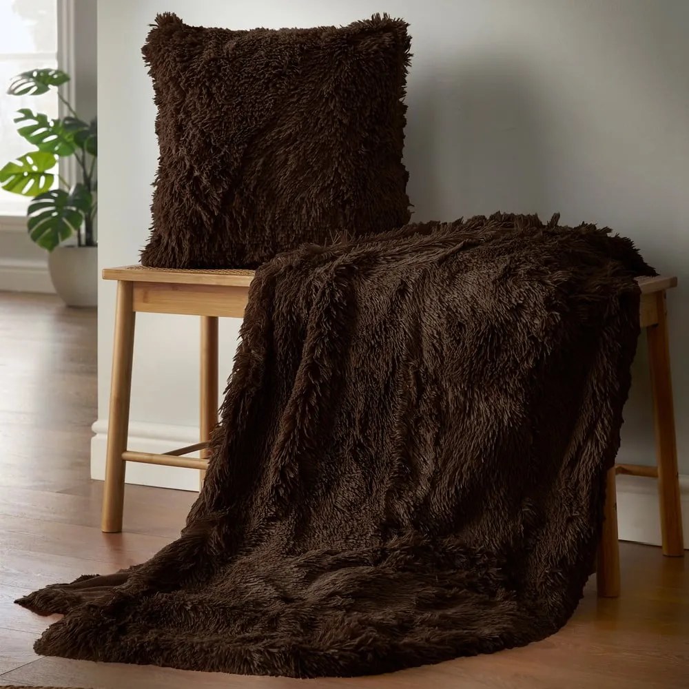 Coperta in micropush marrone 150x200 cm Cuddly - Catherine Lansfield