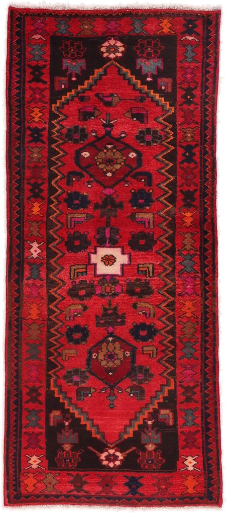 Hamedan Tappeto 210 x 90 (Iran) Annodato A Mano