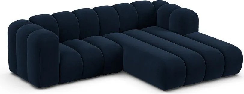 Divano angolare blu scuro ad angolo destro Lupine - Micadoni Home