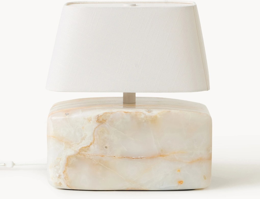 Lampada da tavolo con base in giada Maleo