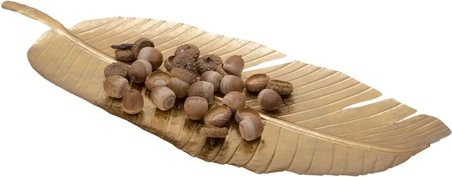 Vassoio decorativo in metallo Leaf - Mauro Ferretti