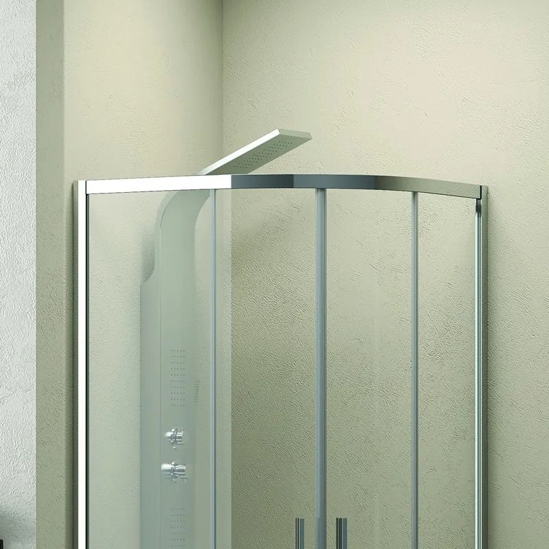 Box doccia circolare 90x90 vetro 8mm anticalcare KE2000 - KAMALU