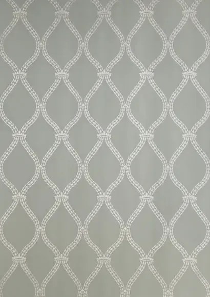 Farrow & Ball Carta da parati Crivelli Trellis - Pigeon/ Silver