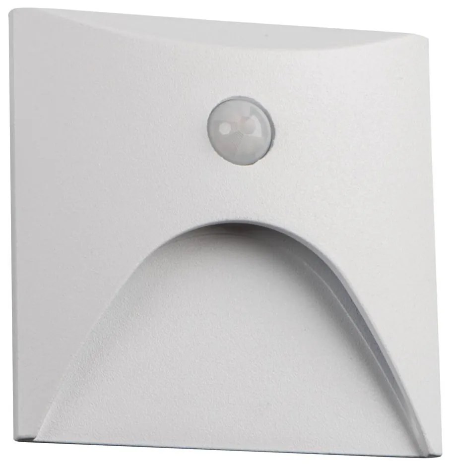 Kanlux 39141 - Lampada LED per gradini con sensore EXIN 2,5W/230V 4000K IP65 bianco squadrato