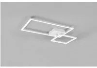 Lampada Da Soffitto Squadrata Orientabile Led Dimmer Padella Bianco Trio Lighting