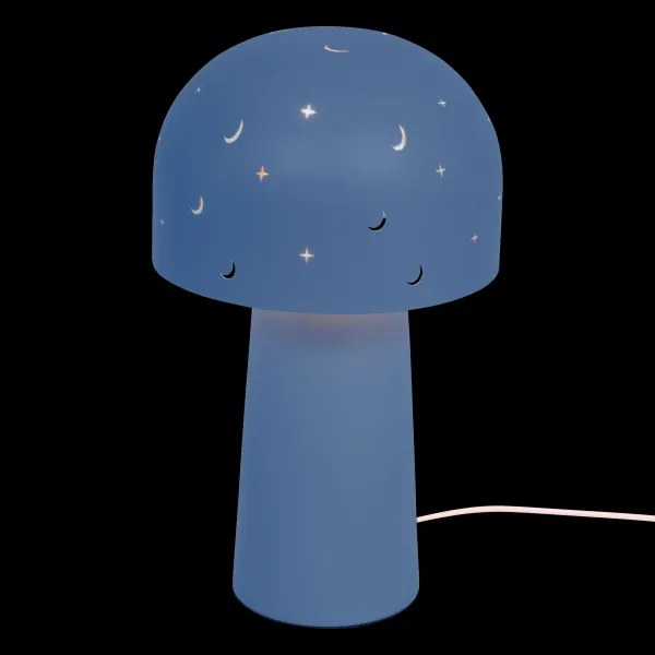 Atmosphera - Lampada da tavolo per bambini STARRY MUSHROOM 1xE14/25W/230V blu