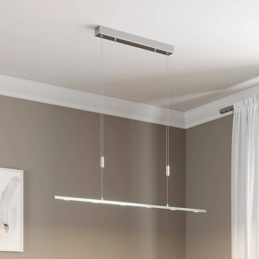 Lucande Lampada a sospensione LED Arnik, dimming, 120 cm