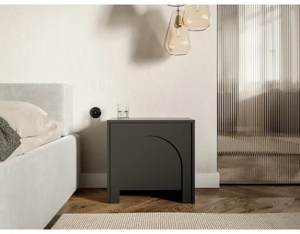 Comodino NIO antracite