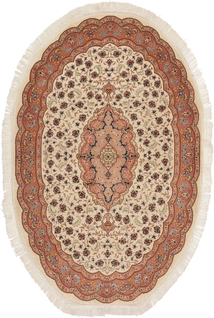 Tabriz Tappeto persiano 100x150 (Iran) Annodato A Mano