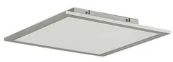 Livel LED Plafoniera CCT 40x40 White/Silver - Lindby