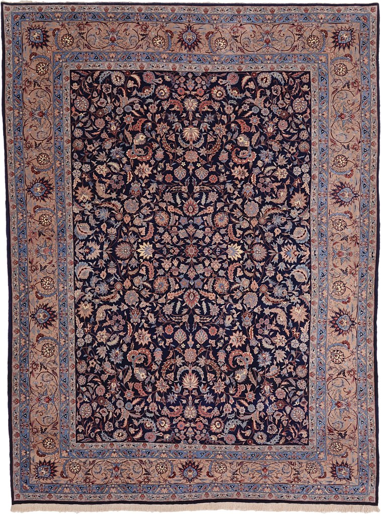 Isfahan Tappeto 280 x 380 (Cina) Annodato A Mano