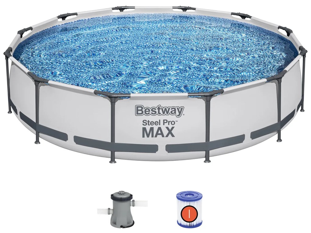 Piscina rotonda 366x76 cm Steel Pro Max Bestway