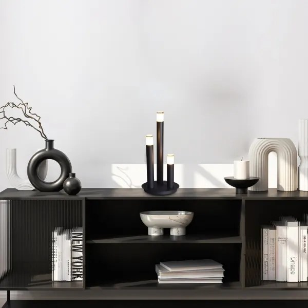 Rabalux 74365 - Lampada da tavolo RAMIRA 3xG9/5W/230V nero