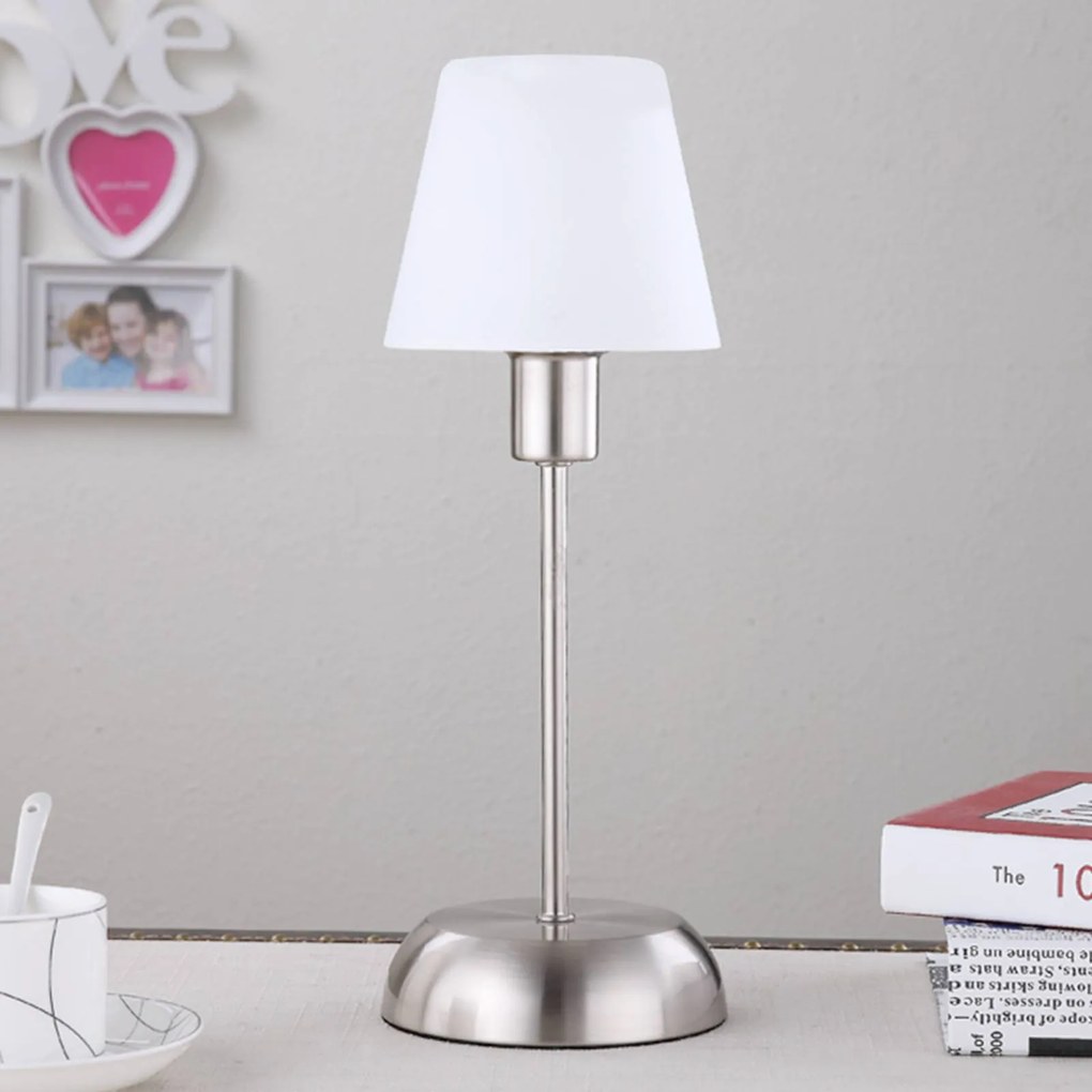 Lindby Gregor - lampada da tavolo con diffusore in vetro