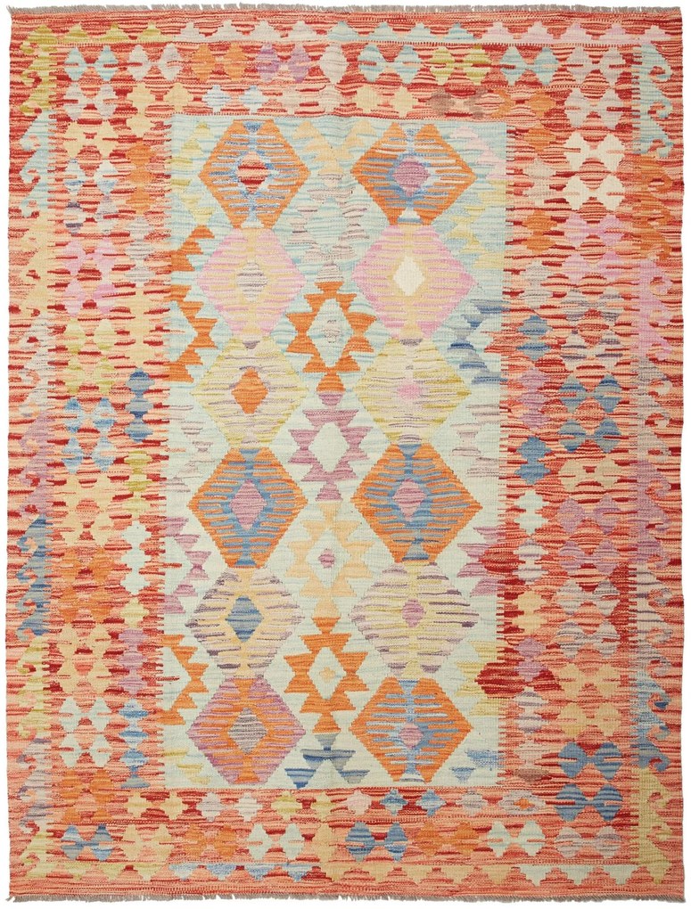 Kilim Tappeto 190x150 (Pakistan) Tessuto A Mano