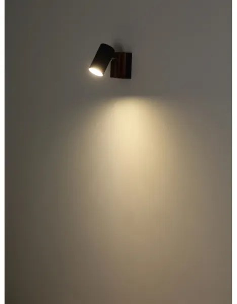 Globo 57909-1 - Faretto da parete KAYDEN 1xGU10/25W/230V nero