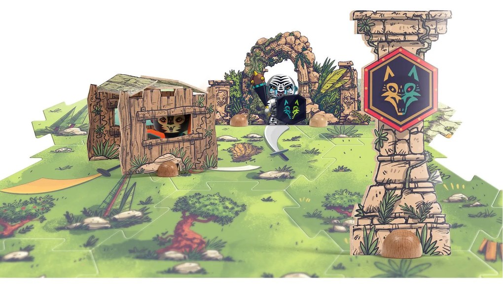 Arty Toys - Puzzl’Up - pirata Voras del clan Furious - 18 pezzi