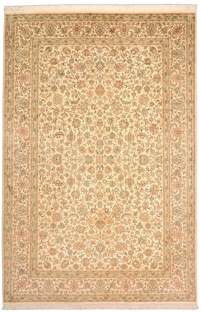 Cashmere Silk Tappeto orientale 180x280 Beige (Indian) Annodato A Mano