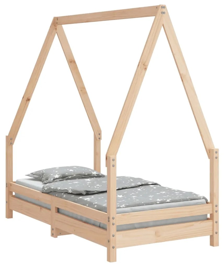 Giroletto per bambini 70x140 cm in legno massello di pino