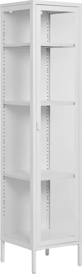 Vetrina in metallo bianca 40x180 cm Brisbane - House Nordic
