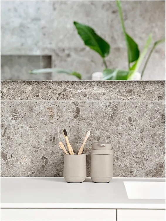 Distributore di sapone in cemento beige Time - Zone