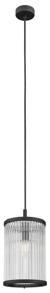 Zuma Line P0528-01F-P7AC - Lampadario a sospensione con filo SERGIO 1xE14/60W/230V nero