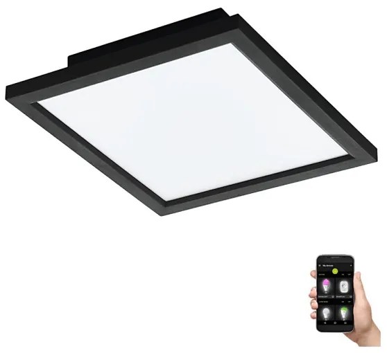 Eglo 31723 - Plafoniera LED dimmerabile SALOBRENA-Z LED/15,3W/230V nero