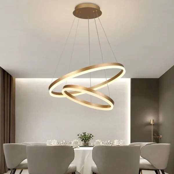 Lampadario a sospensione con filo LED dimmerabile LED/70W/230V 3000-6500K + telecomando