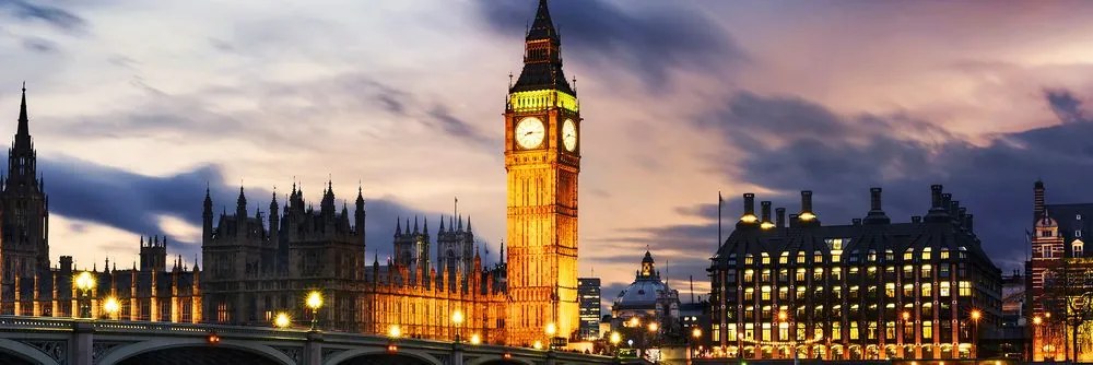 Stampa su tela – Big Ben notturno a Londra