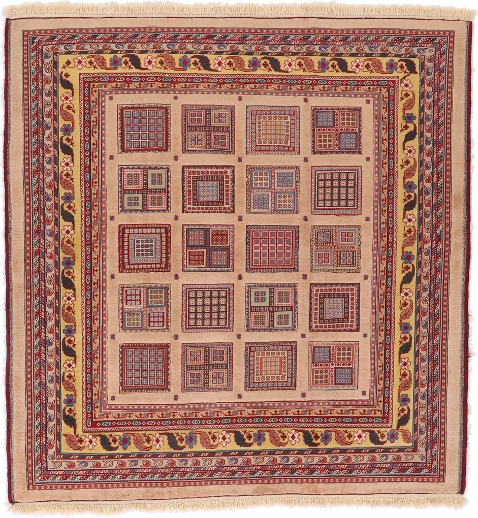 Kilim Tappeto 200x200 (Iran) Tessuto A Mano